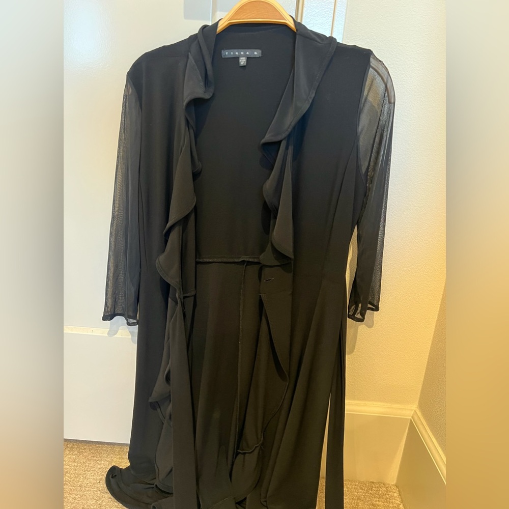 tiana b wrap around dress